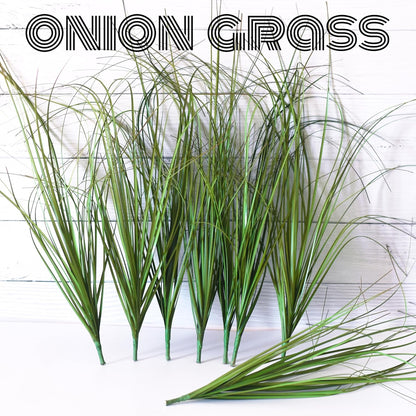 TETOU Artificial Plants, 18.1 inches Artificial Shrubs Wheat Grass Greenery, Fake Tall Grass Artificial Grass Plant for Outdoor Indoor Home Decor