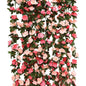TETOU 6pcs Flower Garlands Artificial Rose Vine Flowers with Leaves 66ft Hanging Roses Vine for Room Wedding Birthday Christmas Wall Decor(Red)