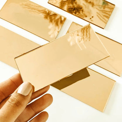 50Pcs Golden Acrylic Table Place Card for Wedding DIY Table Seating Cards Wedding Supplies Decoration