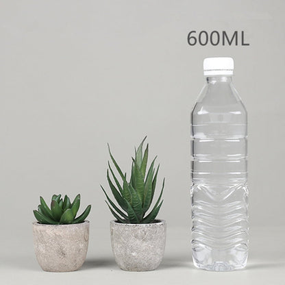 TETOU 5pcs Artificial Succulent Plants Mini Fake Plant Potted Planter Small Plant Leaf Home Green Decor