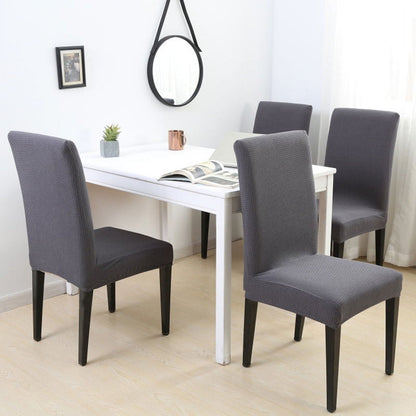 TETOU Waterproof Dining Room Chair Covers Stretch Jacquard Parson Chair Slipcover Chair Protector Restaurant Banquet Supplies