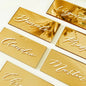 50Pcs Golden Acrylic Table Place Card for Wedding DIY Table Seating Cards Wedding Supplies Decoration