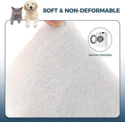 TETOU 2pcs Cat Hammock, 19.7*13.7In Middle Pet Hammock Bed Adjustable Soft Sleeping Hammock for Cage Hanging Reversible Cats Puppy Small Animals