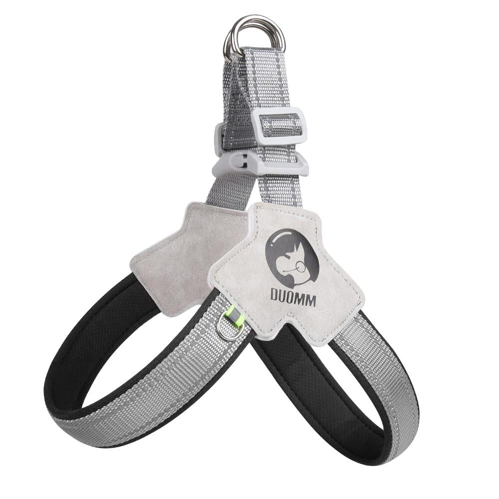 TETOU Reflective Pet Dog Harness, No Pull Vest Harnesses with Metal Buckles for Small Medium Large Dogs - Black, S