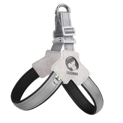 TETOU Reflective Pet Dog Harness, No Pull Vest Harnesses with Metal Buckles for Small Medium Large Dogs - Black, S
