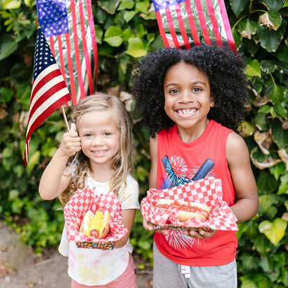 TETOU 15 Pack Small American Flags on Stick,4x6 Inch Small US Flags/Mini American Flags for Outside,American Hand Held Stick Flags for 4th of July Memorial day Patriotic Veterans Decoration