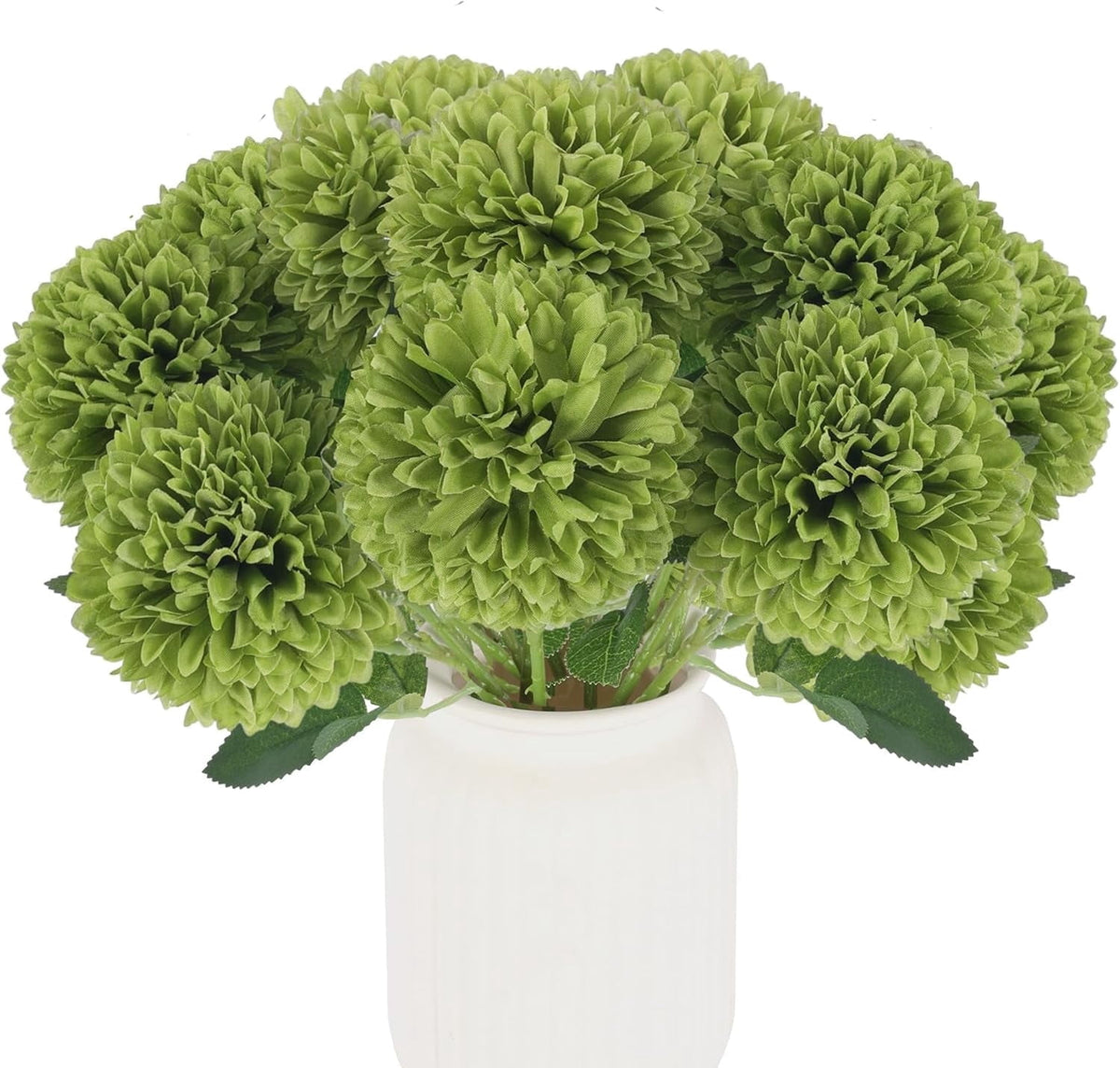 TETOU 12 Pcs Black Artificial Chrysanthemums Flowers,Fake Silk Mums Flowers for Fall Autumn Halloween Home Indoor Floral Arrangement Table Centerpiece Decorations