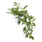 TETOU 15.7" Hanging Vine Plant with Pot Artificial Watermelon Greenery Leaves Faux Plant for Home