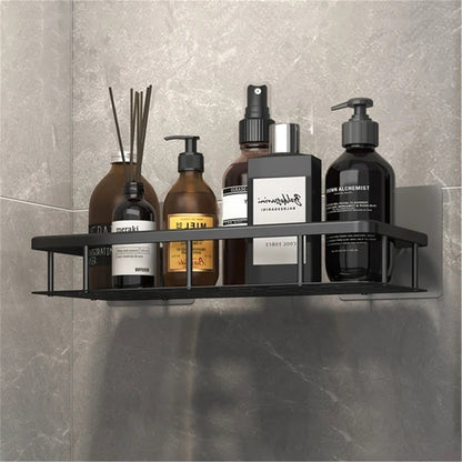 TETOU 2pcs Shower Caddy Adhesive Shower Organizer for Bathroom Kitchen No Drilling Large Capacity Shower Shelf for Inside Bathroom Accessories