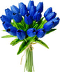 TETOU 15Pcs PU Fake Tulips Artificial Flowers, 13" Silk Flower Assorted Colors for Mother's Day Easter Valentine’s Day Gifts Home Kitchen Wedding Decoration - Multicolor
