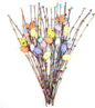 TETOU 26 Pcs Artificial Easter Spray Vine,Pastel Easter Eggs and Berries Twig Branches Decorative Spring Floral Stems for Spring Easter Party Home Floral Arrangement-Centerpiece Wreath Decoration