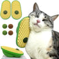TETOU 2Pcs Catnip Toys Balls That Stick on Wall, Rotatable Cat Toy Ball, Catnip Wall Balls for Cats Lick - Yellow