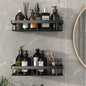 TETOU 2pcs Shower Caddy Adhesive Shower Organizer for Bathroom Kitchen No Drilling Large Capacity Shower Shelf for Inside Bathroom Accessories