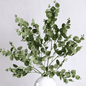 TETOU 3Pcs Green Artificial Eucalyptus Stem Plants, 30" Faux Eucalyptus Leaves Greenery Stems Branch for Vase Filler Home Office Party Wedding Garden Spring Indoor Decorations