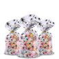 TETOU 50Pcs Hallowe'en Cellophane Treat Bags, 4.92*10.93" Multi Color Candy Bags Bats Pumpkin and Witch Halloween Goody Bags with Twist Ties for Snacks Cookies Packing Halloween Party Favor