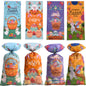 TETOU 50pcs Easter Candy Treat Bags Bunny Chick Rabbit Cellophane Cookie Gift Bags Easter Party Favor Supplies