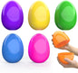 TETOU 6/12pcs Jumbo Filable Easter Eggs,6" Plastic Bright Color Giant  Easter Egg for Easter Egg Hunt Surprise Egg Party Supplies