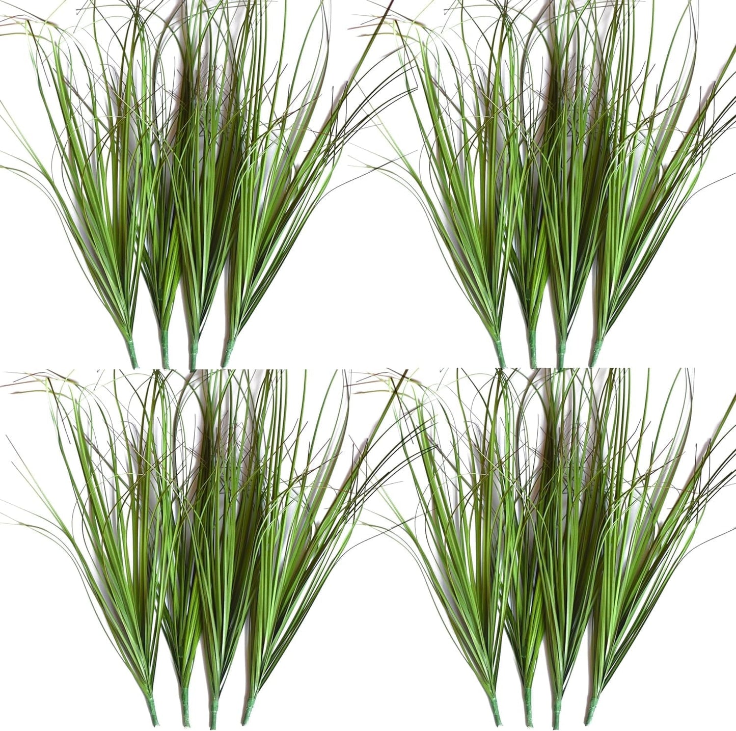 TETOU Artificial Plants, 18.1 inches Artificial Shrubs Wheat Grass Greenery, Fake Tall Grass Artificial Grass Plant for Outdoor Indoor Home Decor