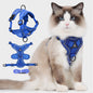 TETOU Cat Dog Harness and Leash, Escape Proof Soft Adjustable Vest Harnesses for Cats Dog, Easy Control Breathable Reflective Strips Jacket - Green,S