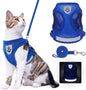 TETOU Cat Harness and Leash Set for Walking Adjustable Vest with Reflective Strap for Pet Kitten Puppy