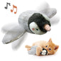 TETOU Interactive Cat Toys Rechargeable Flapping Duck Cat Toys with Catnip Duck Quacking Touch Activated Cat Toy for Indoor Cats Kitten Play Chase Exercise (No Flying)
