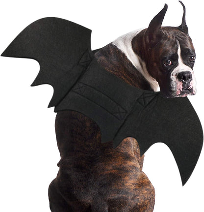 TETOU Dog Bat Costume, Hallowe'en Pet Costume Bat Fairy Wings Cosplay Dog Cat Costume for Hallowe'en Party
