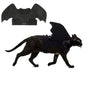 TETOU Dog Halloween Costume, Halloween Bat Fairy Wings Pet Harness Costumes for Dogs Cats Hallowe'en Party