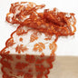 TETOU Fall Table Runner, 13x72 Inch Maples Leaves Lace Table Runner for Fall Autumn Farmhouse Home Halloween Thanksgiving Party Decoration