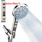 TETOU High Pressure Shower Heads, 5 Spray Modes Filtered Hose Filter Shower Head with Handheld for Hard Water Remove Chlorine and Harmful Substance