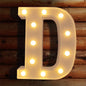 TETOU LED Letter Lights Luminous Letters Sign Home Decor for Wedding Birthday Party Christmas Battery Powered Decoration (A)