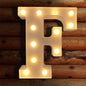 TETOU LED Letter Lights Luminous Letters Sign Home Decor for Wedding Birthday Party Christmas Battery Powered Decoration (A)