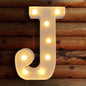 TETOU LED Letter Lights Luminous Letters Sign Home Decor for Wedding Birthday Party Christmas Battery Powered Decoration (A)