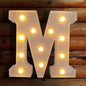 TETOU LED Letter Lights Luminous Letters Sign Home Decor for Wedding Birthday Party Christmas Battery Powered Decoration (A)