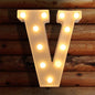 TETOU LED Letter Lights Luminous Letters Sign Home Decor for Wedding Birthday Party Christmas Battery Powered Decoration (A)
