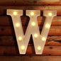 TETOU LED Letter Lights Luminous Letters Sign Home Decor for Wedding Birthday Party Christmas Battery Powered Decoration (A)