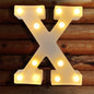 TETOU LED Letter Lights Luminous Letters Sign Home Decor for Wedding Birthday Party Christmas Battery Powered Decoration (A)