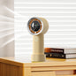 TETOU Portable Handheld Fan 3000mAh USB Rechargeable LED Digital Power Display Mini Personal Fan for Indoor Outdoor Office Travel