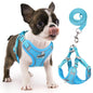 TETOU Reflective Dog Harness and Leash Set, No-Pull Pet Harness Adjustable Mesh, Ultra Breathable Padded Dog Vest Harness for Small Medium Dogs