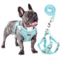TETOU Reflective Dog Harness and Leash Set, No-Pull Pet Harness Adjustable Mesh, Ultra Breathable Padded Dog Vest Harness for Small Medium Dogs