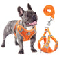 TETOU Reflective Dog Harness and Leash Set, No-Pull Pet Harness Adjustable Mesh, Ultra Breathable Padded Dog Vest Harness for Small Medium Dogs