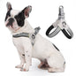 TETOU Reflective Pet Dog Harness, No Pull Vest Harnesses with Metal Buckles for Small Medium Large Dogs - Black, S