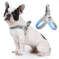 TETOU Reflective Pet Dog Harness, No Pull Vest Harnesses with Metal Buckles for Small Medium Large Dogs - Black, S
