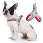 TETOU Reflective Pet Dog Harness, No Pull Vest Harnesses with Metal Buckles for Small Medium Large Dogs - Black, S