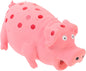 TETOU Squeaky Pig Dog Toy, Small Breed Dog Latex Chew Toys Natural Rubber Pig Sound Play Toy for Interactive Dog Playing Emulsion the Dog - Green