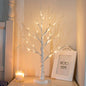 TETOU Valentines Day Decor 2ft Birch Tree with LED Lights Fairy Light Spirit Tree for Home Indoor Table Mantel Battery Powered