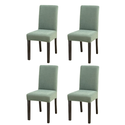 TETOU Waterproof Dining Room Chair Covers Stretch Jacquard Parson Chair Slipcover Chair Protector Restaurant Banquet Supplies
