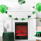 TETOU Valentine's Day Garland, Heart shaped garland Banner with Wooden Beads for Home Valentine's Day Wedding Fireplace Mantle Walls Decor