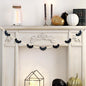 TETOU Valentine's Day Garland, Heart shaped garland Banner with Wooden Beads for Home Valentine's Day Wedding Fireplace Mantle Walls Decor