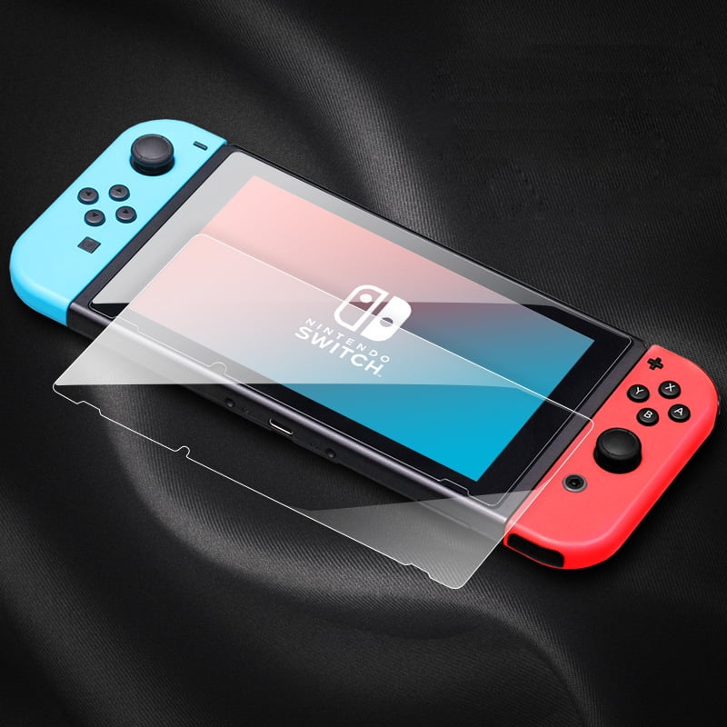 TETOU 2-Pack Screen Protector Tempered Glass Film for Nintendo Switch 6.2in, Transparent HD Clear Anti-Scratch Screen Protector Compatible with Nintendo Switch