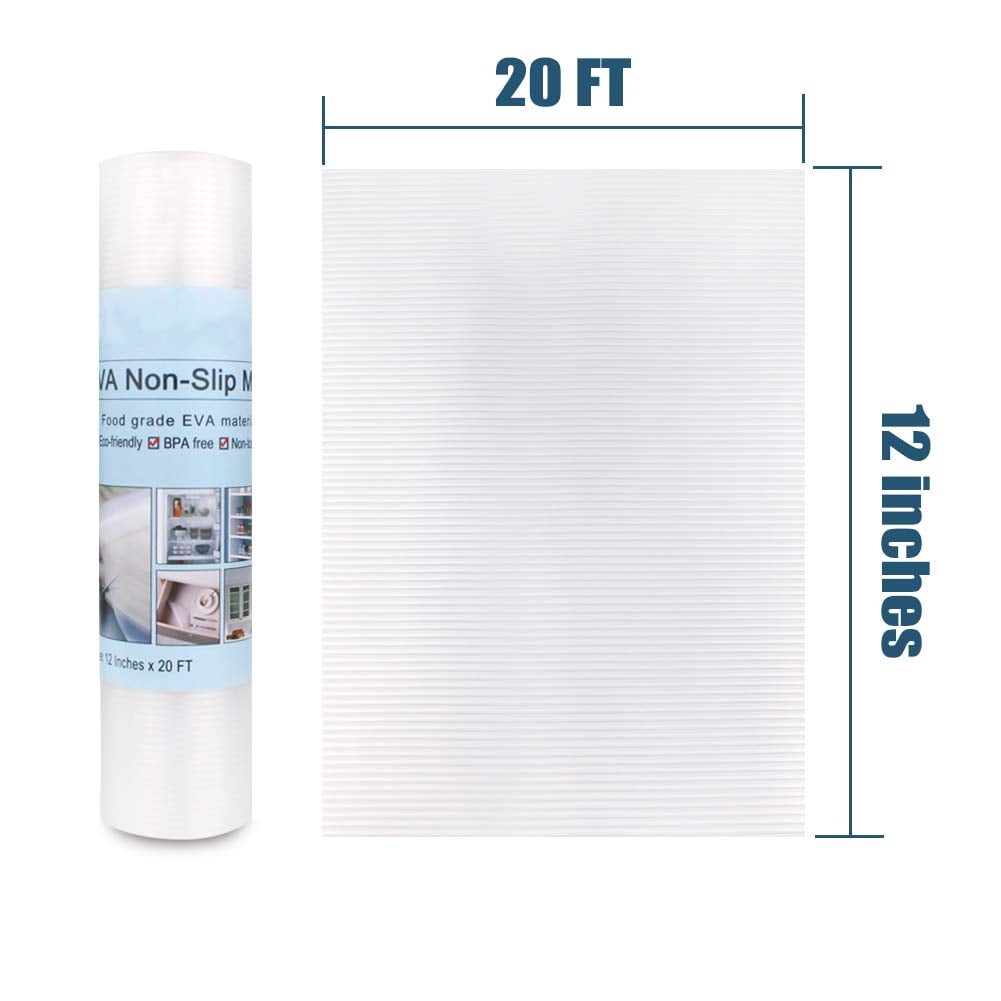 TETOU Refrigerator Liners Mats Washable, Refrigerator Mats Liner Waterproof Oilproof, Fridge Liners for Shelves Cover Pads for Freezer Glass Shelf Cupboard Cabinet Drawer